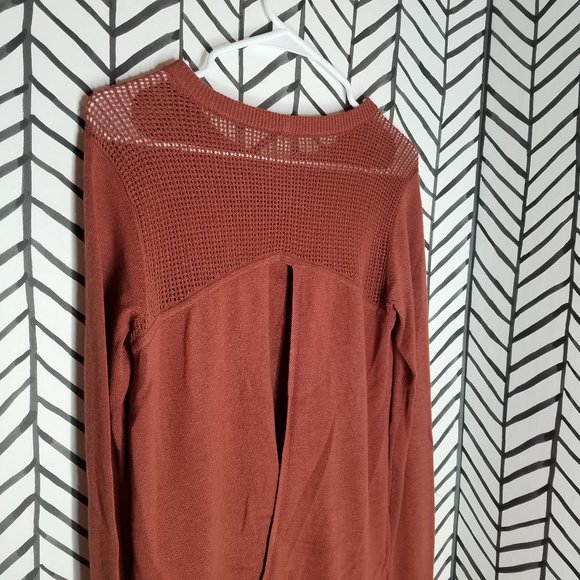 Nwt lululemon back to balance sweater rustic clay - Picture 12 of 13